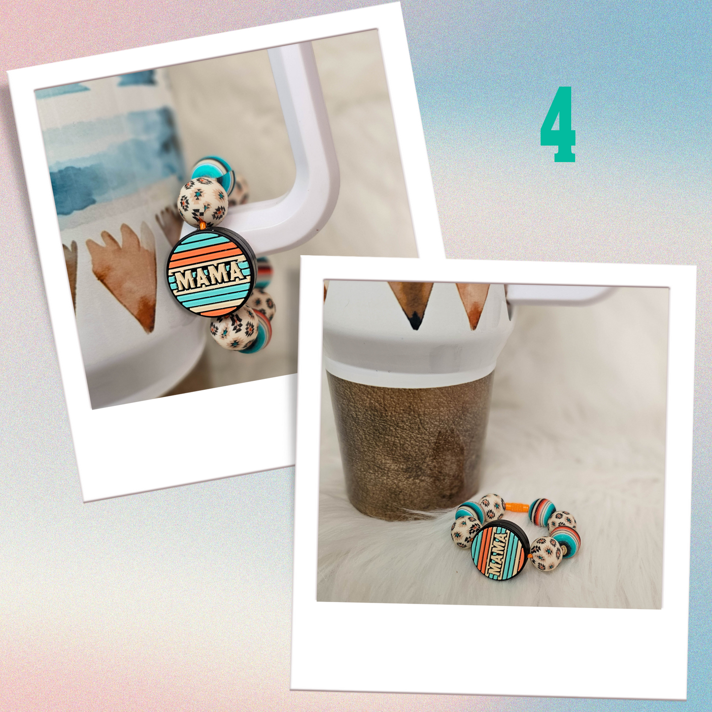 Beaded Handle Charm