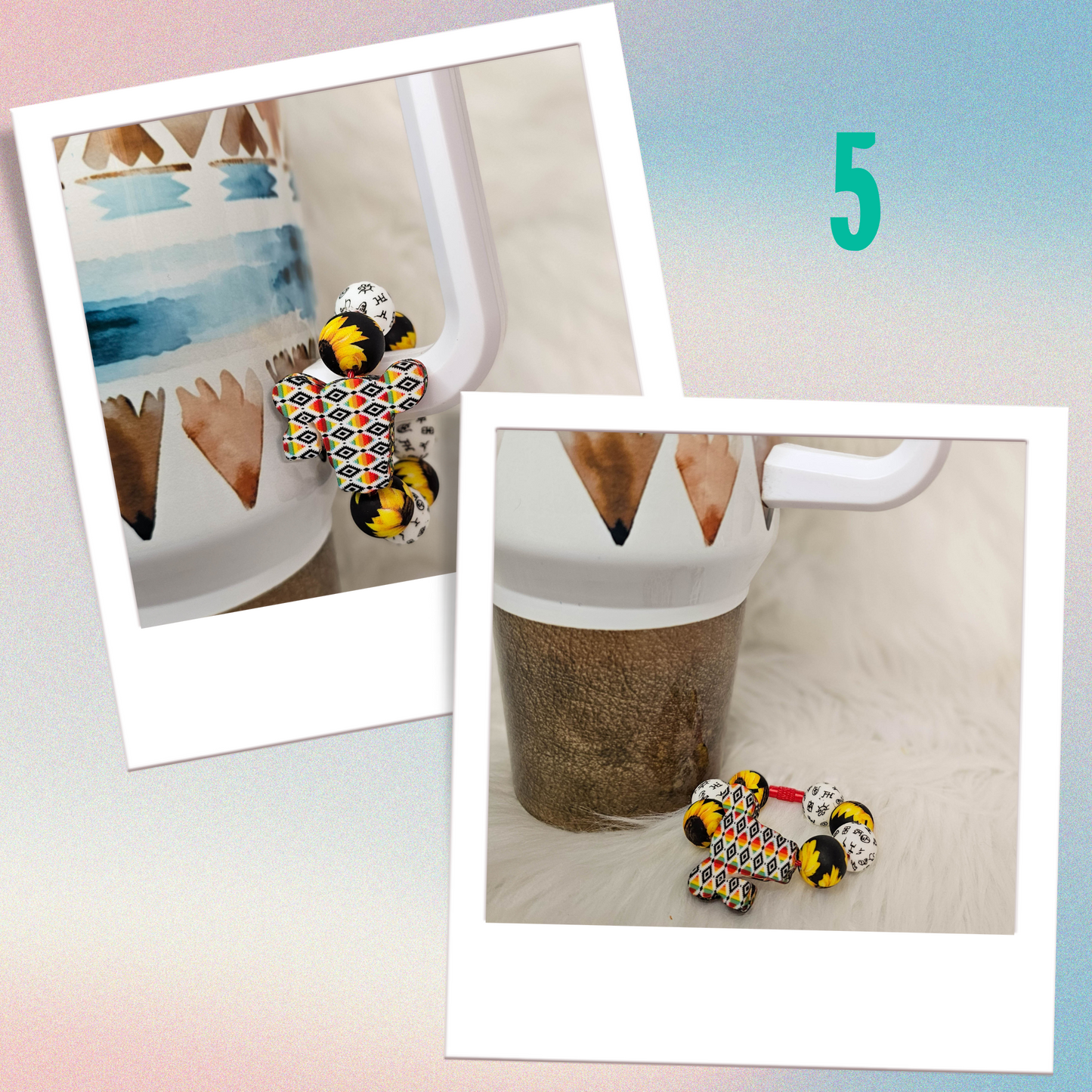 Beaded Handle Charm