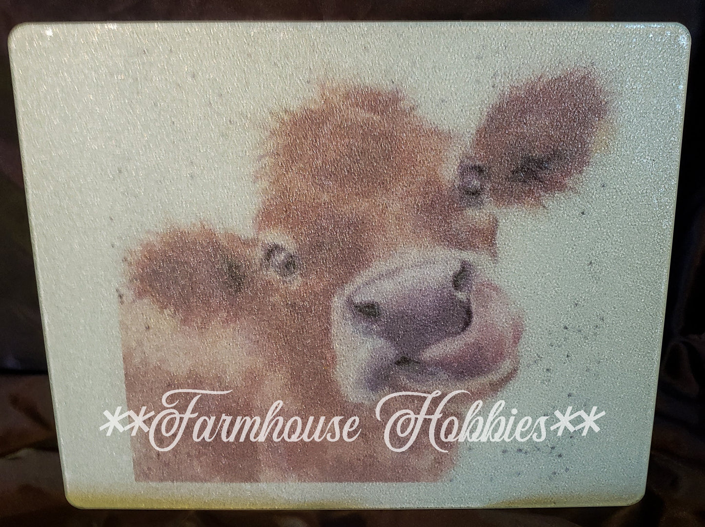 Cow Face Home Decor/Accessories Farmhouse Hobbies