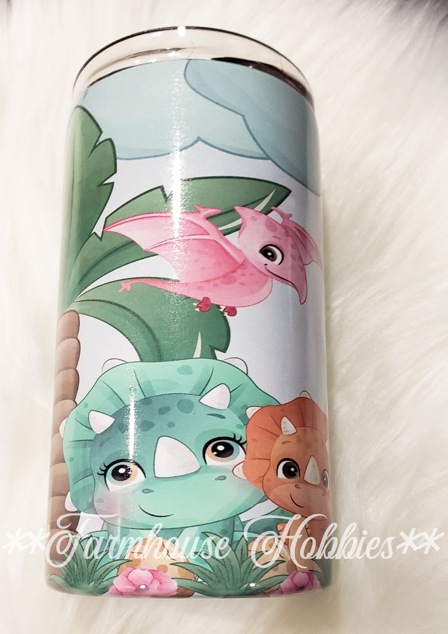 Kid's Baby Dinosaur RTS Drinkware Farmhouse Hobbies