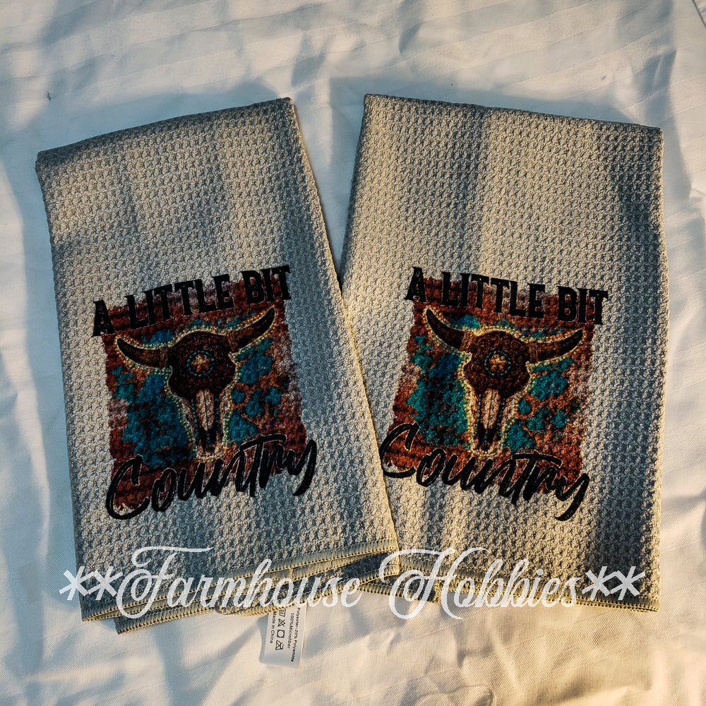 Towel Set -Little Bit Country Home Decor/Accessories Farmhouse Hobbies