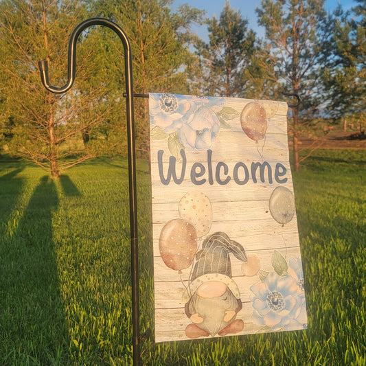 Garden Flag - Welcome Gnome Home Decor/Accessories Farmhouse Hobbies