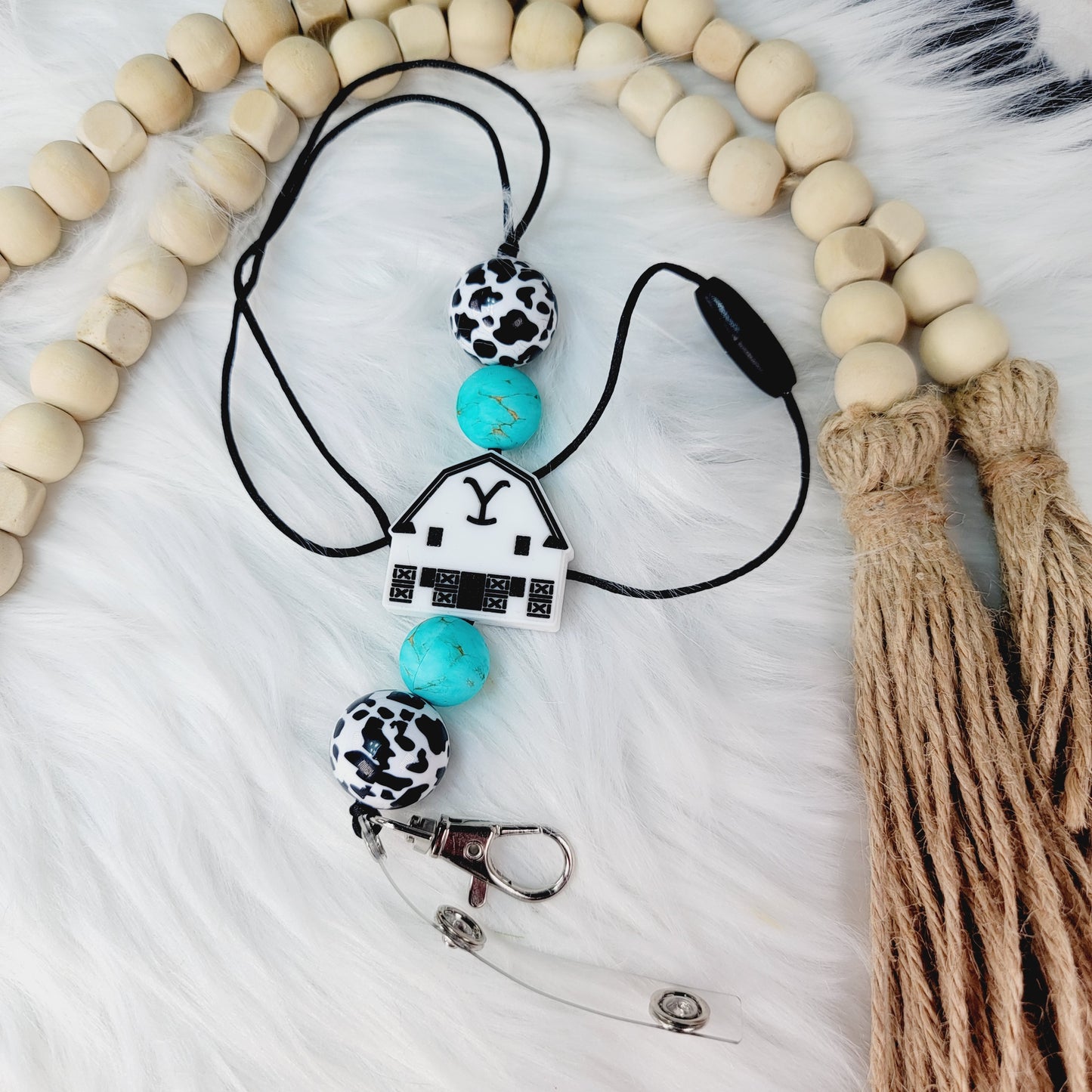 Beaded Lanyard with custom gift design