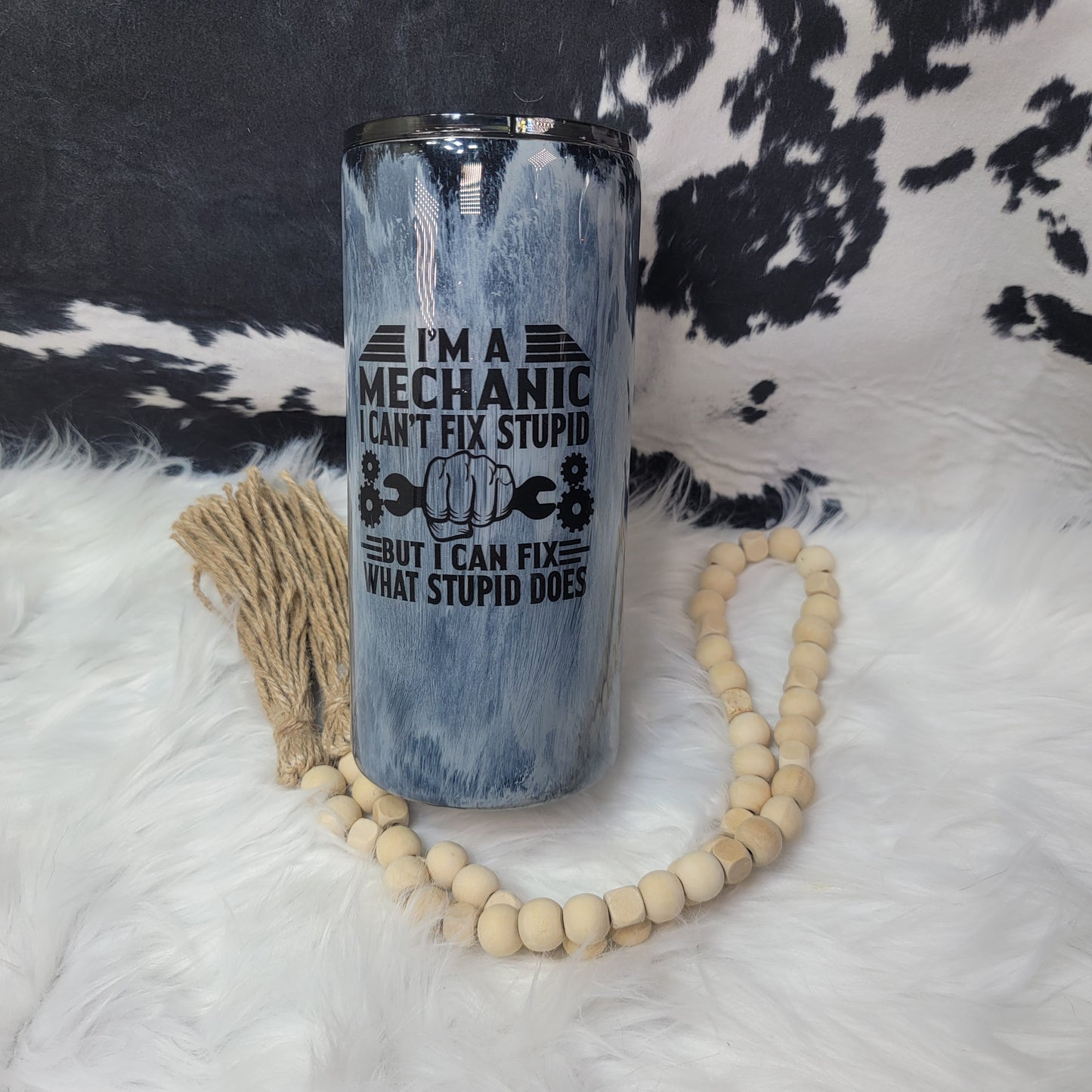 22 oz Fatty-Stupid Mechanic RTS Drinkware Farmhouse Hobbies