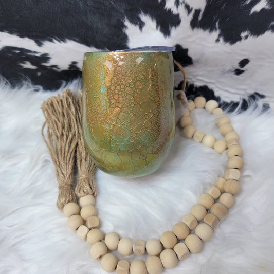 10 oz Stemless Wine Dragon Bubble RTS Drinkware Farmhouse Hobbies