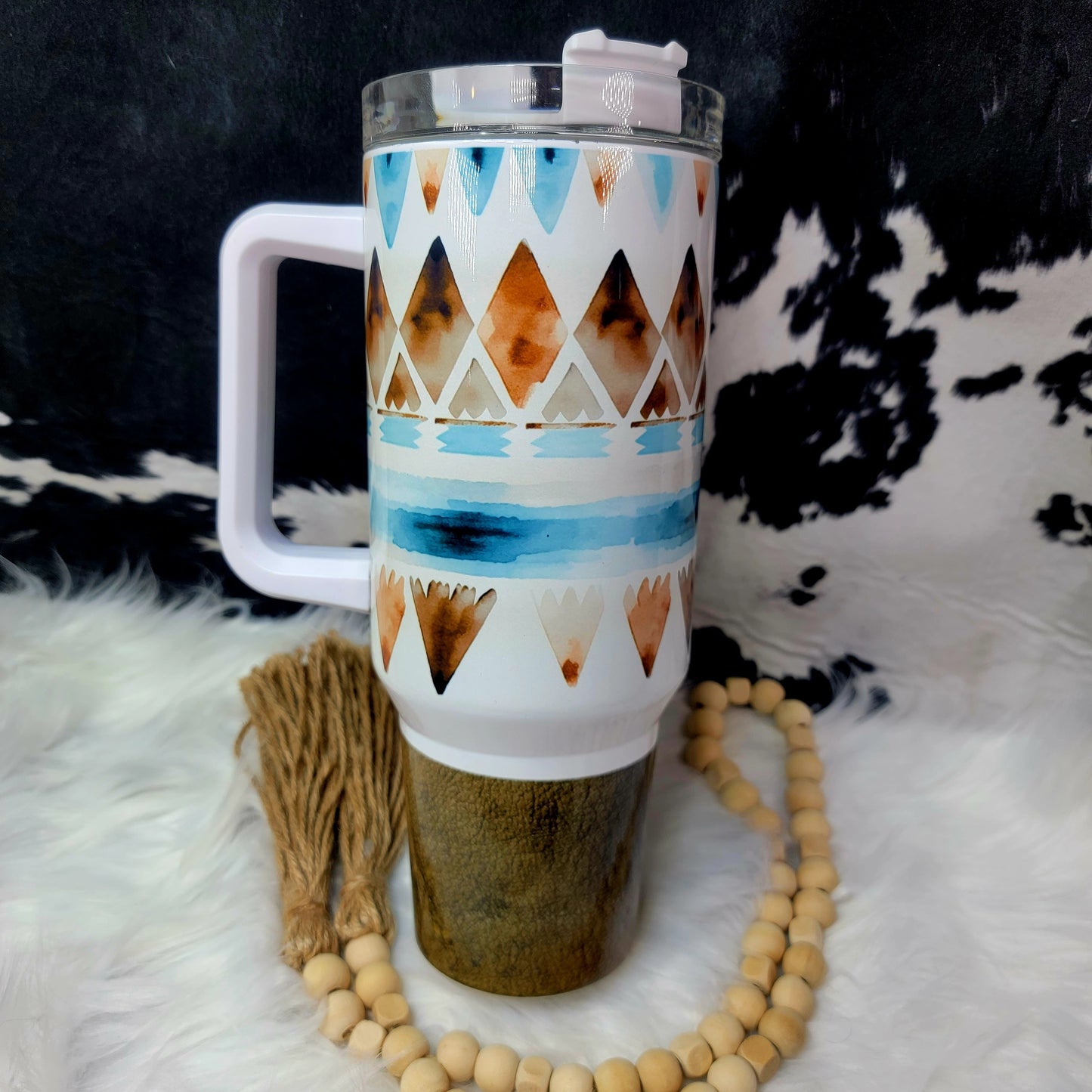 40 oz - Brown Aztec Farmhouse Hobbies