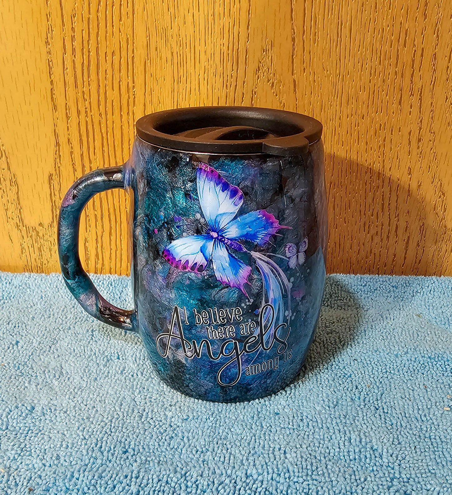 14 oz Coffee Mug - Angels Among Us with custom gift design