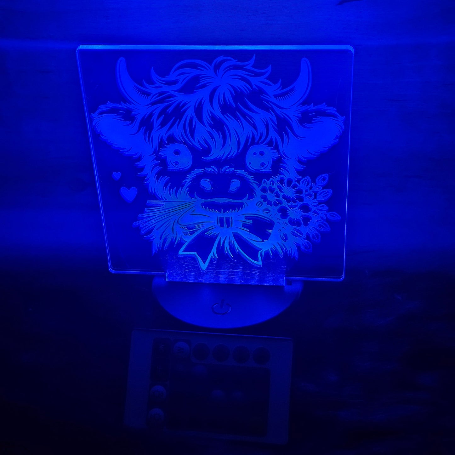 Acrylic - Highland Calf – Everyday Glow – Acrylic Acrylic Light