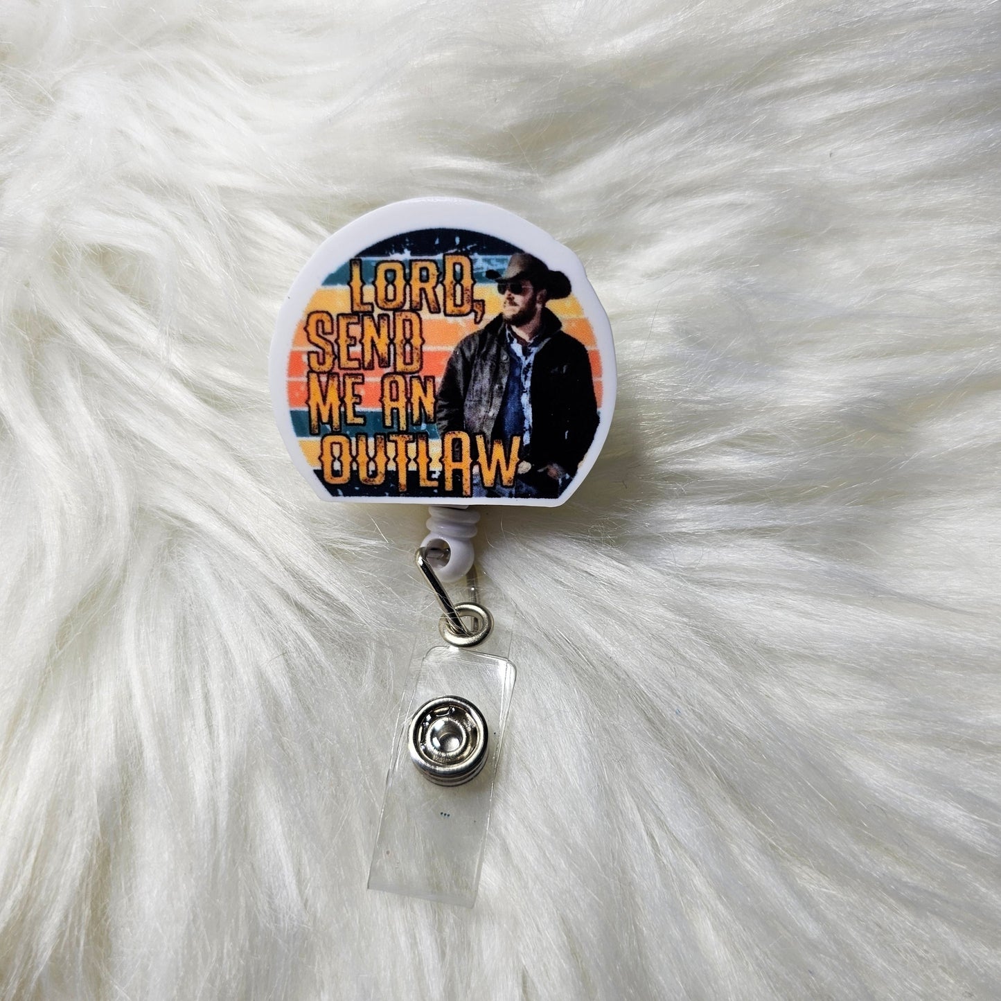 Swivel Badge Reel - Fixed Topper