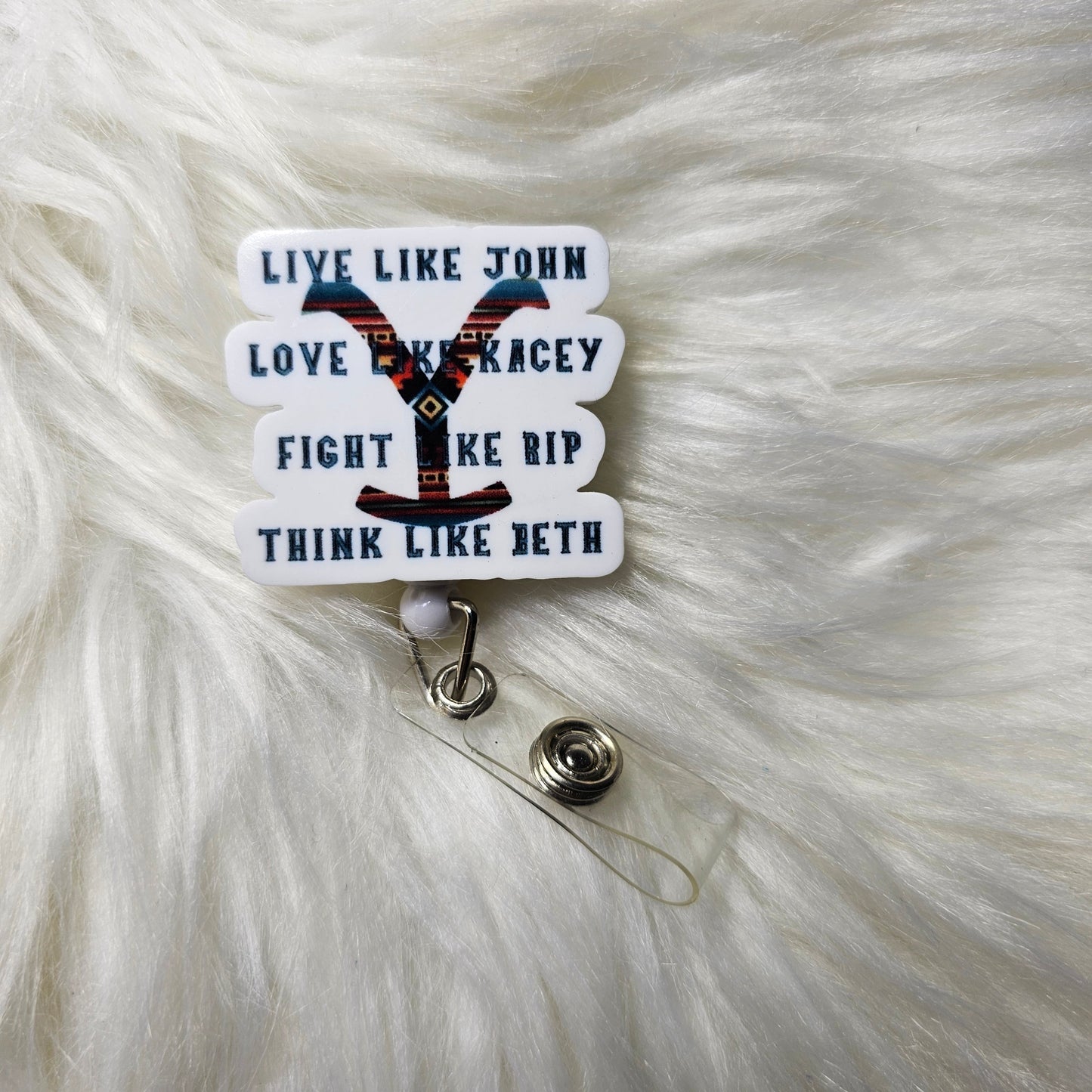 Swivel Badge Reel - Fixed Topper