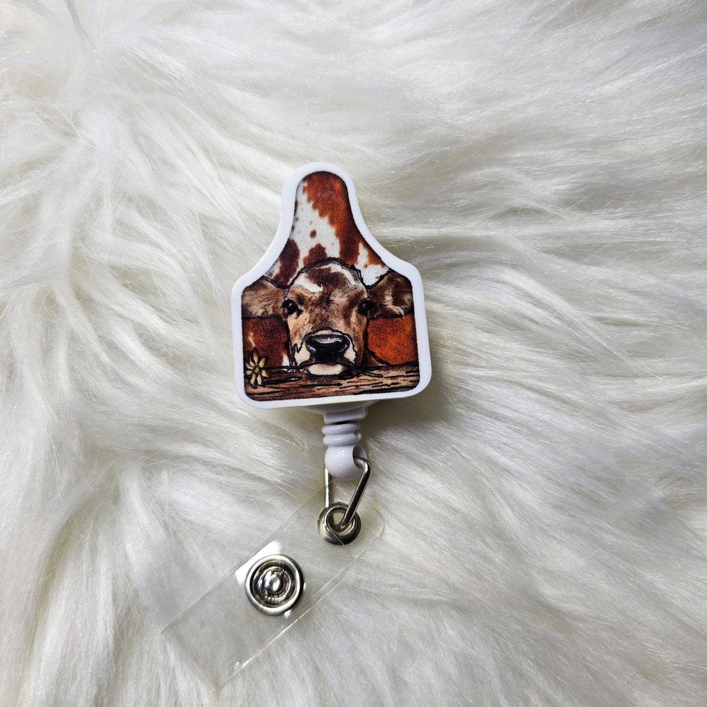 Swivel Badge Reel - Fixed Topper