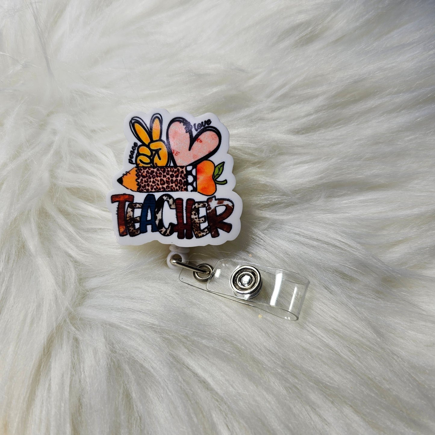 Swivel Badge Reel - Fixed Topper