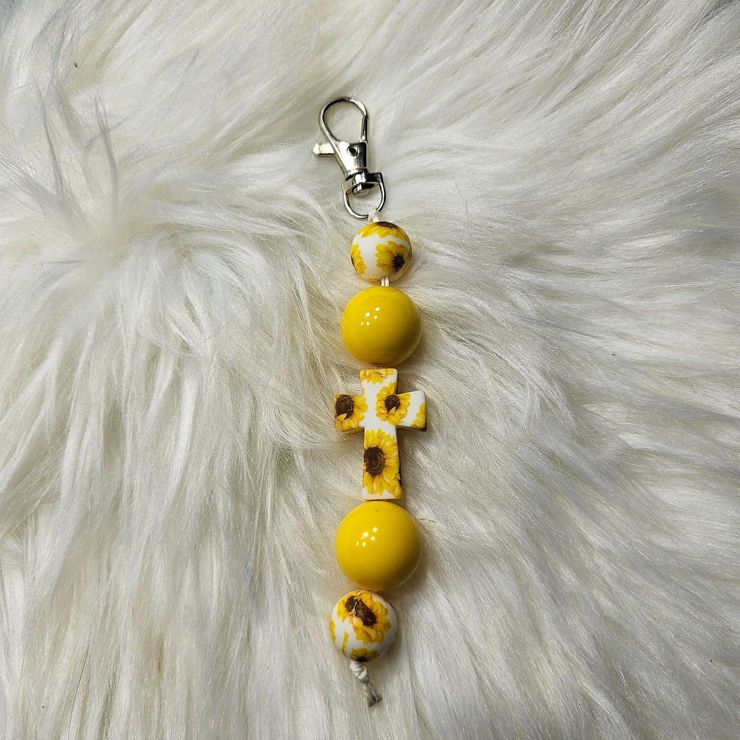 Beaded Mirror Charm
