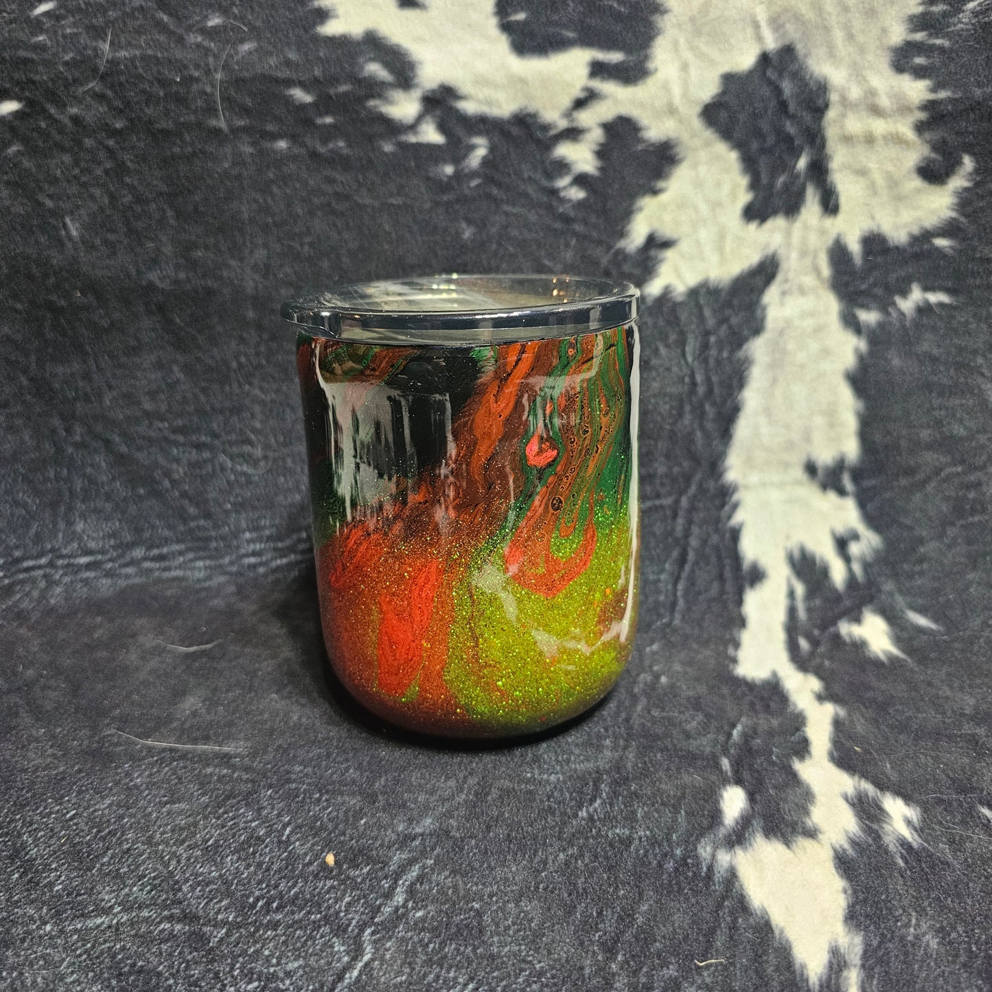 Neon - Glitter Wine Glass
