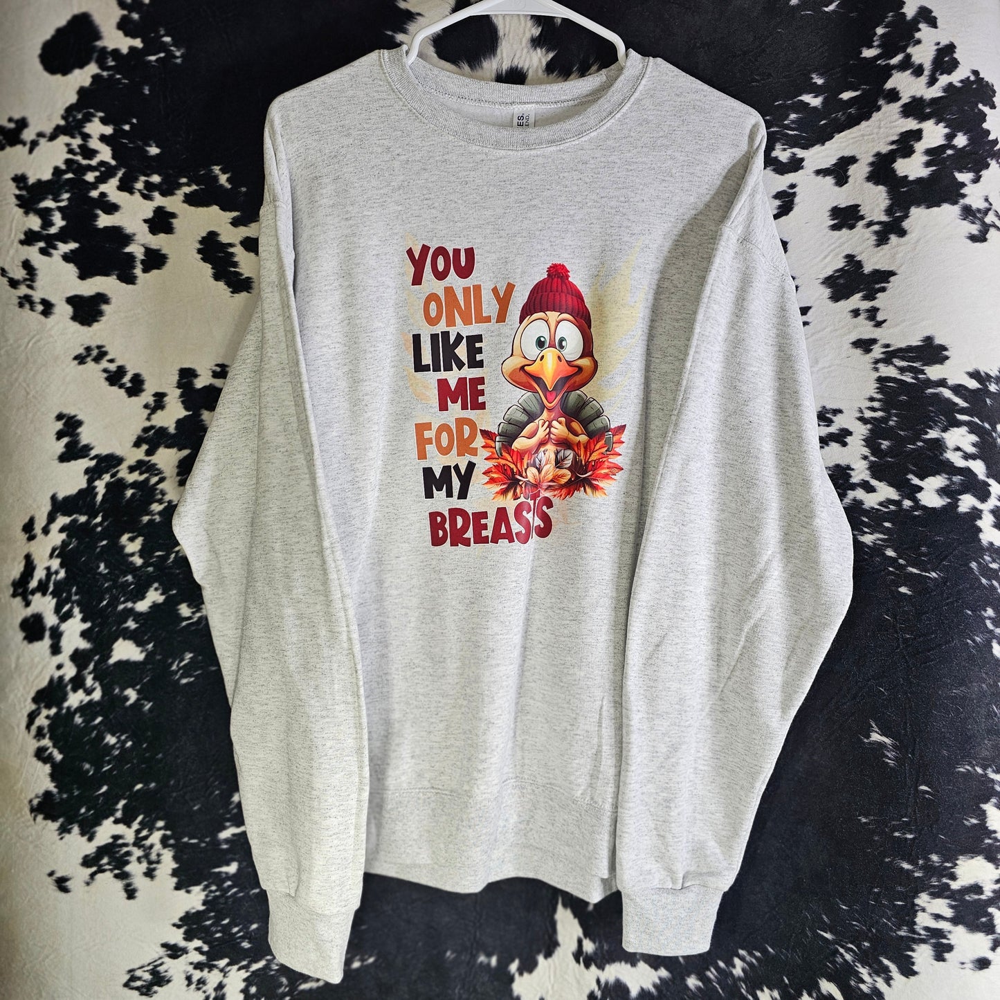 Liked for the Breasts, Not the Vibes Crewneck