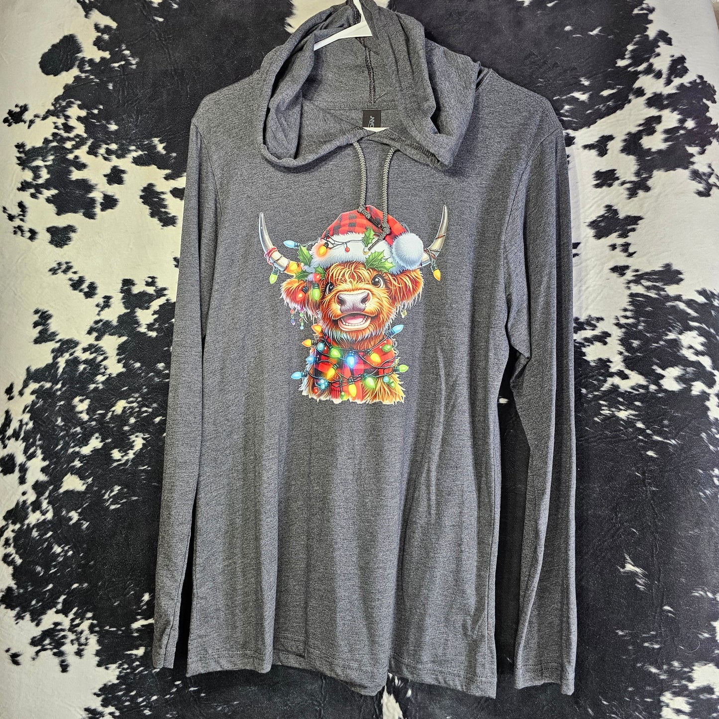 Tangled Highlander Face Deep in the Holiday Mess Crewneck