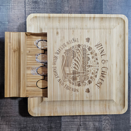Wine & Cheese Charcuterie Board