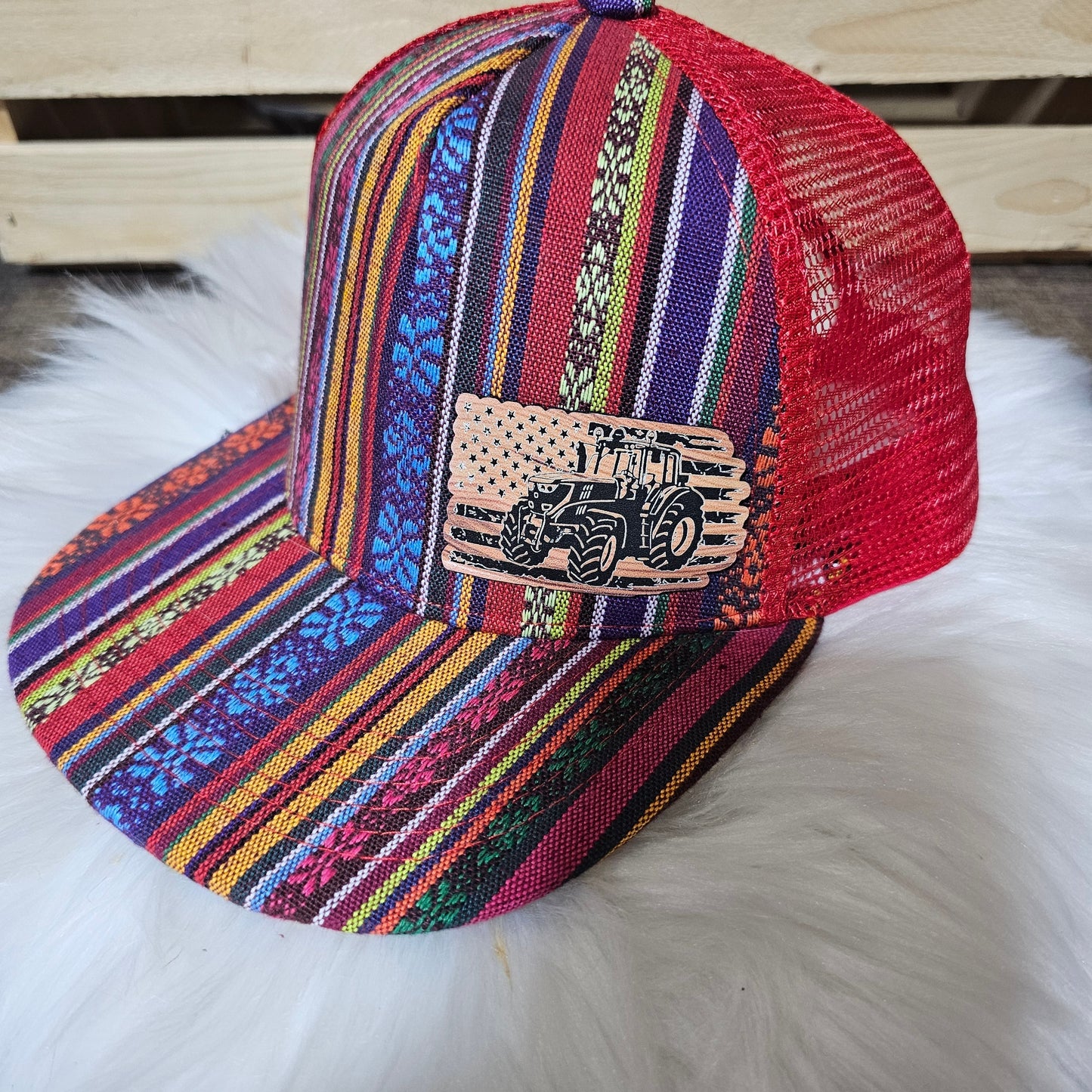 Raised on Dirt Roads Youth Tractor Hat – No City Kids Allowed