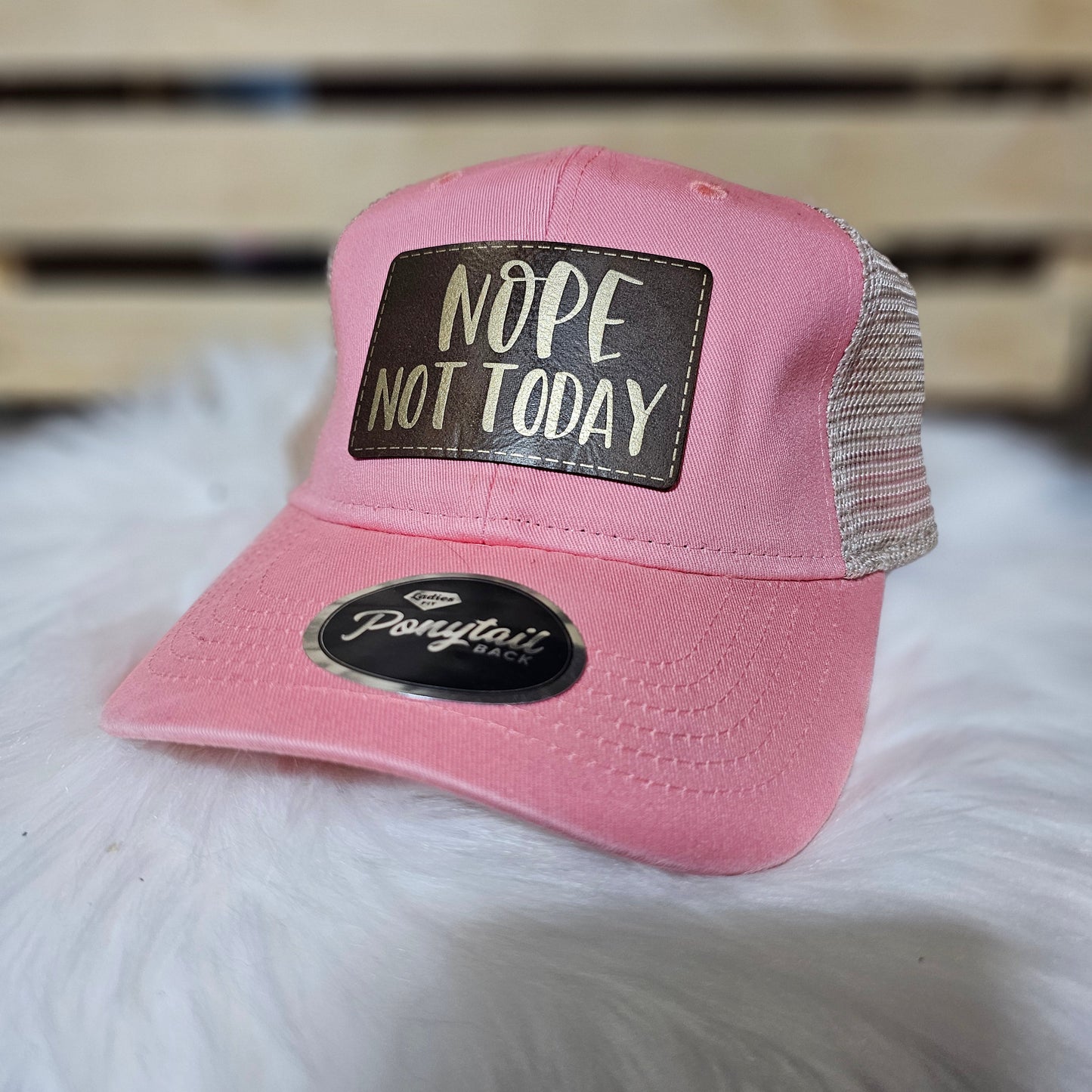 Not Today Ponytail Hat – Ask Tomorrow