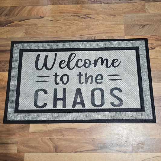“Welcome to the Chaos” – Welcome-Ready – Indoor/Outdoor Welcome Mat