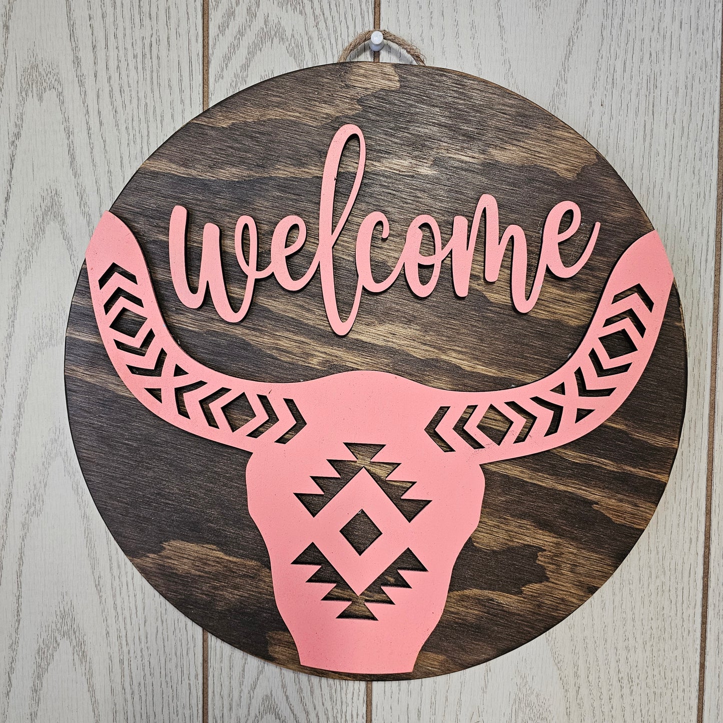 14" Wood Door Sign - Plain