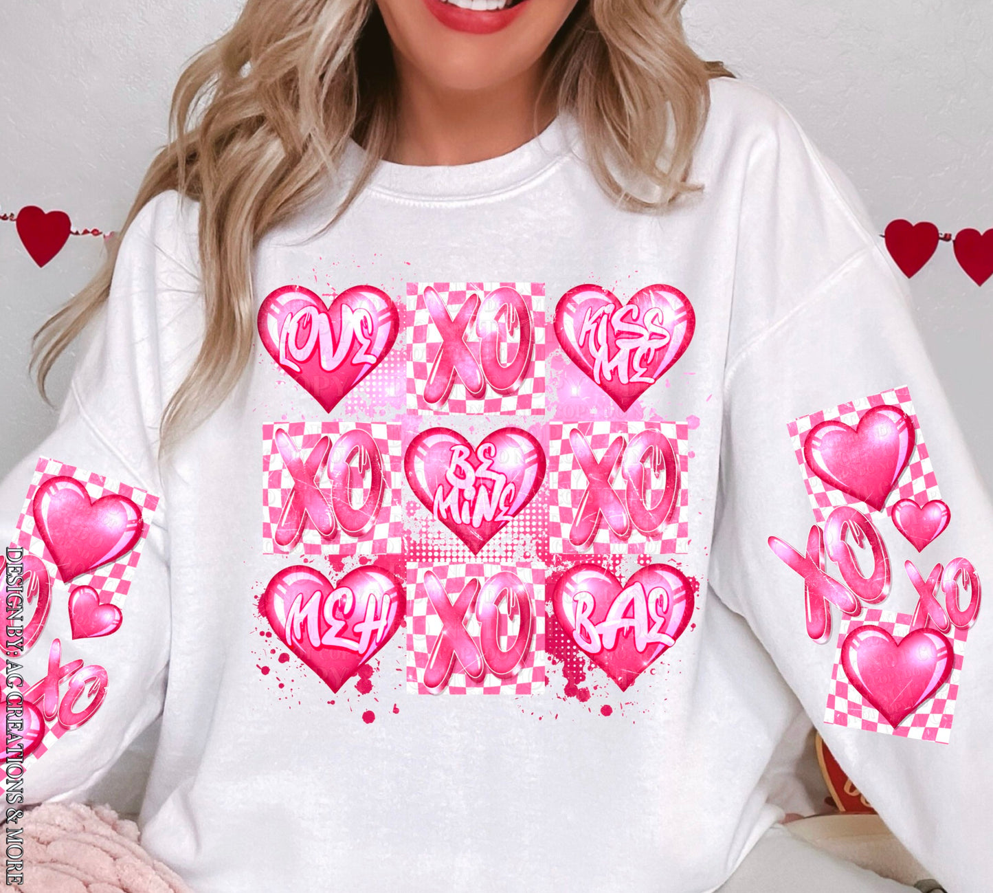 Valentines Hearts with custom gift design