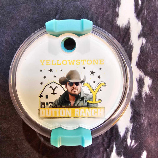 Full slider lid tag for customizing tumbler lids