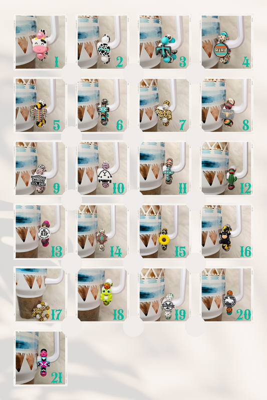 Beaded Handle Charm with custom charm design