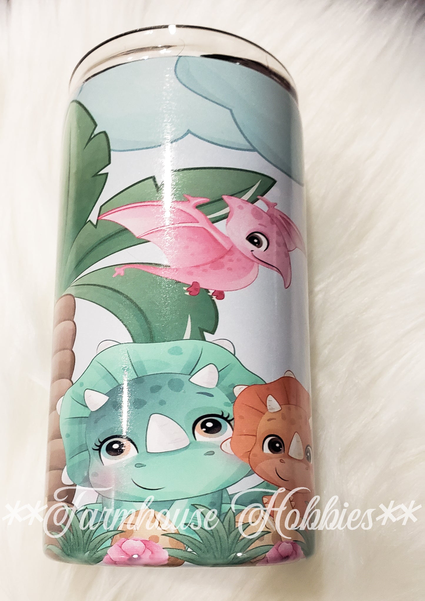 Kid's Baby Dinosaur RTS Drinkware Farmhouse Hobbies