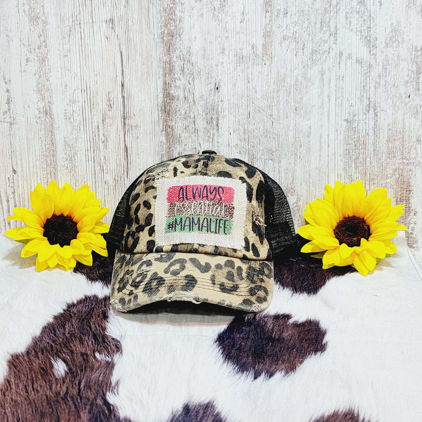 Mamalife Hat w/Patch Farmhouse Hobbies