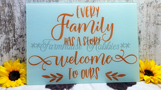 Lg. Rectangle - Every Family Home Decor/Accessories Farmhouse Hobbies