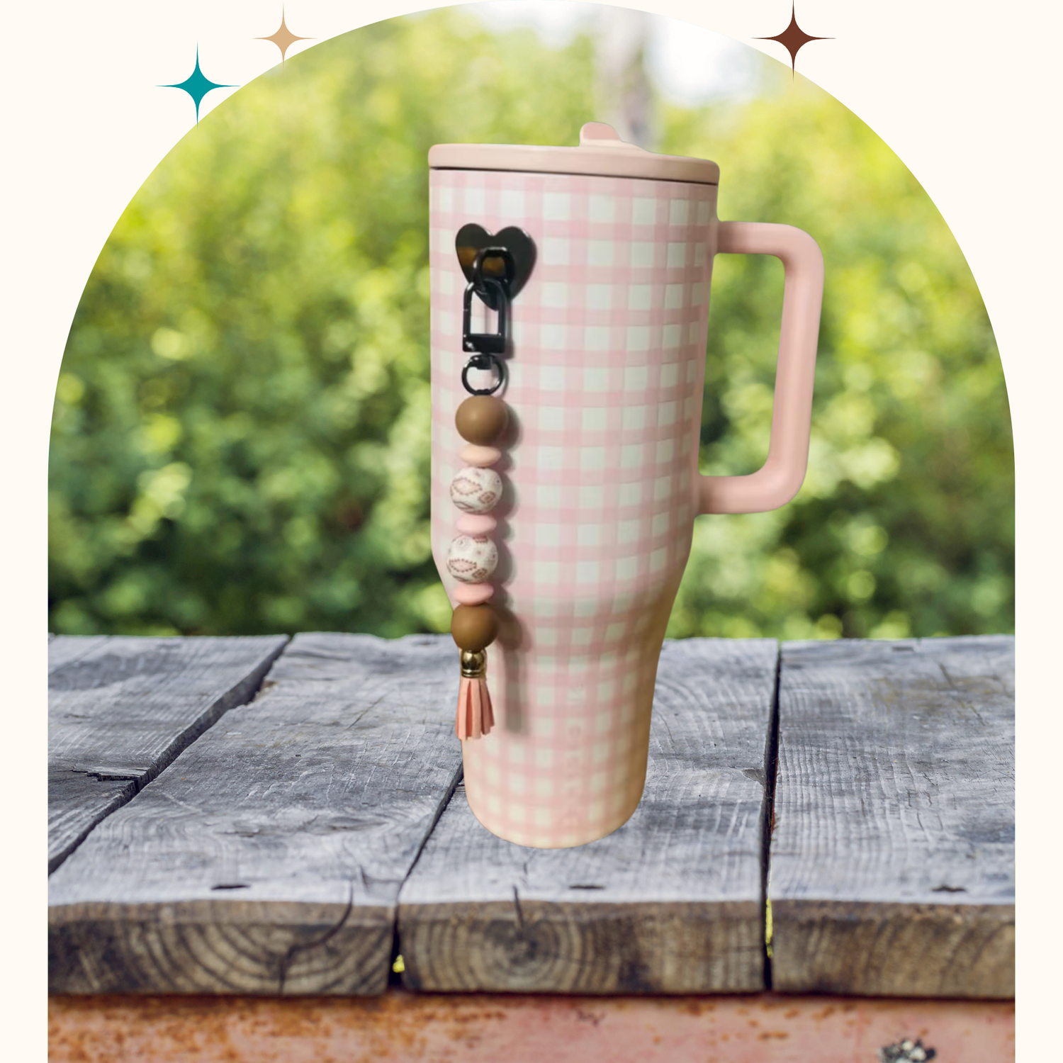 Beaded Tumbler Charms