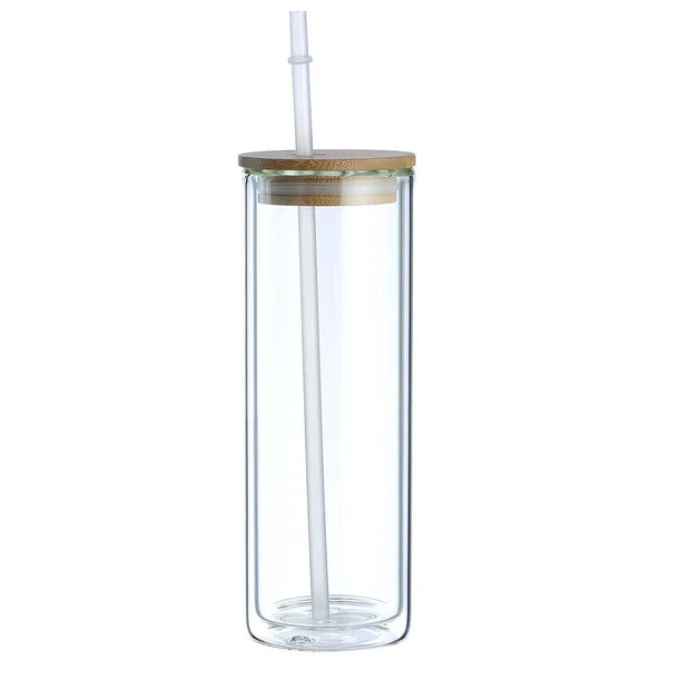 Custom 20oz Sublimatable Glass Skinny Tumbler