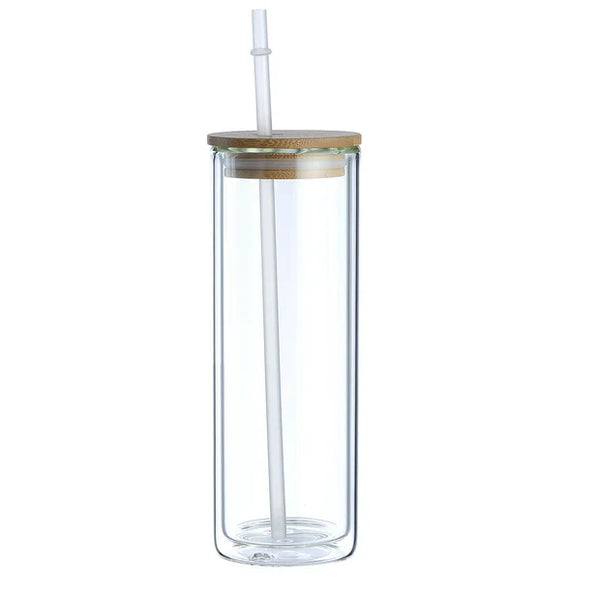 Custom 20oz Sublimatable Glass Skinny Tumbler
