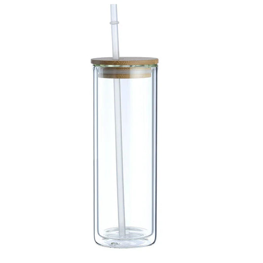 20oz Sublimatable Glass Skinny Tumbler