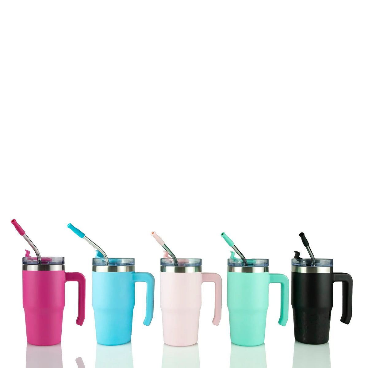 Custom 12oz Powder Coated Grippy Tumbler