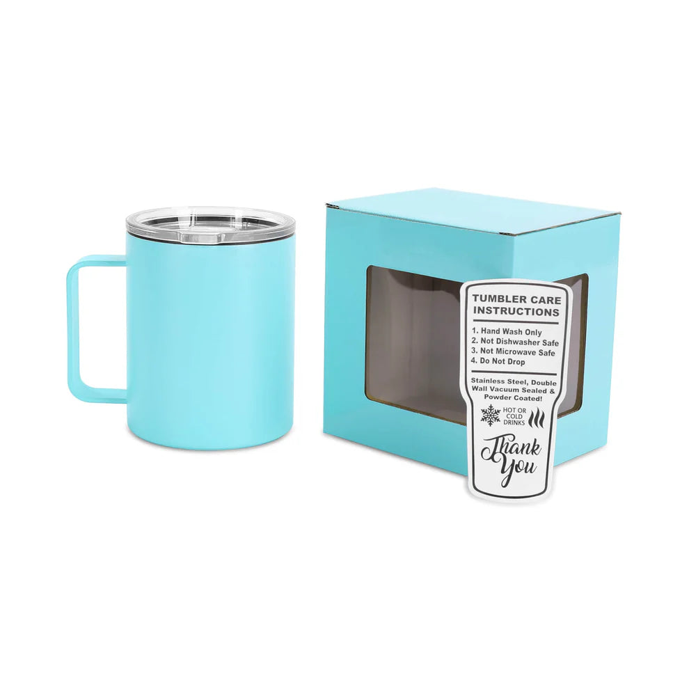 Custom 12oz Powder Coated Coffee Mug