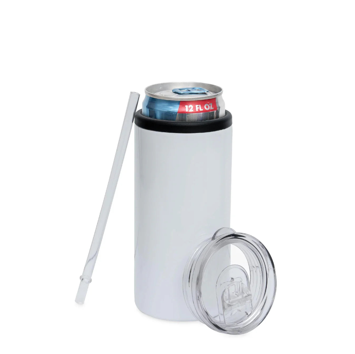 12 oz Sublimation Slim Duozie – Slim Fit for Cans and Plans