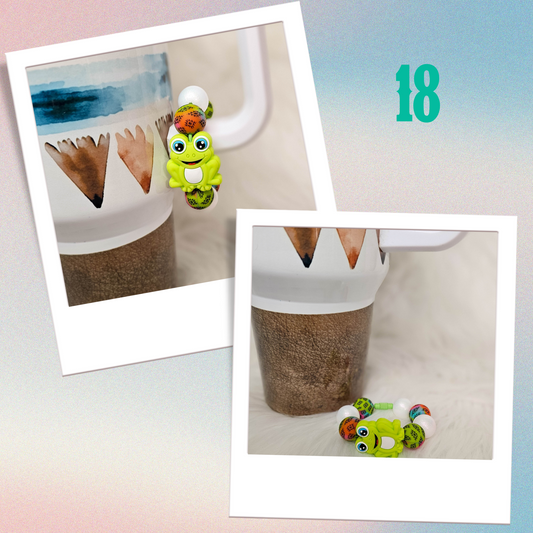 Custom Tumbler Bling Thing – Beaded Charm with Big Personality