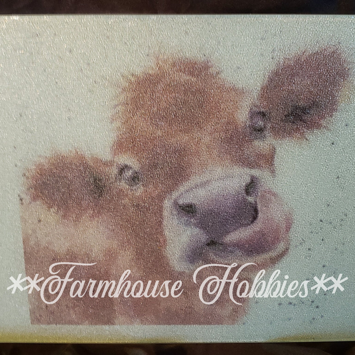 Cow Face Home Decor/Accessories Farmhouse Hobbies   