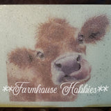 Cow Face Home Decor/Accessories Farmhouse Hobbies   