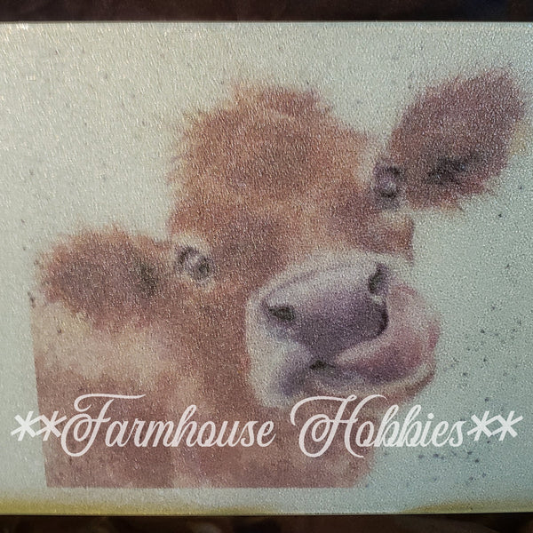 Cow Face Home Decor/Accessories Farmhouse Hobbies   