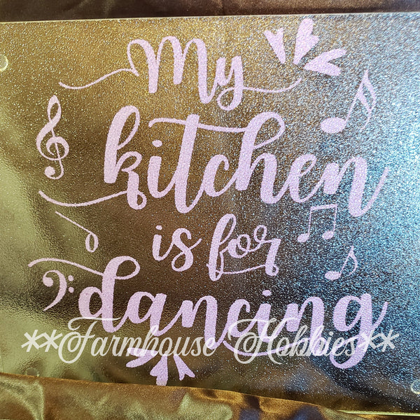 Kitchen is for Dancing Home Decor/Accessories Farmhouse Hobbies   