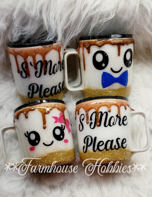 S'more Please Camper Set RTS Drinkware Farmhouse Hobbies   