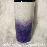 Purple/White Ombre RTS Drinkware Farmhouse Hobbies   