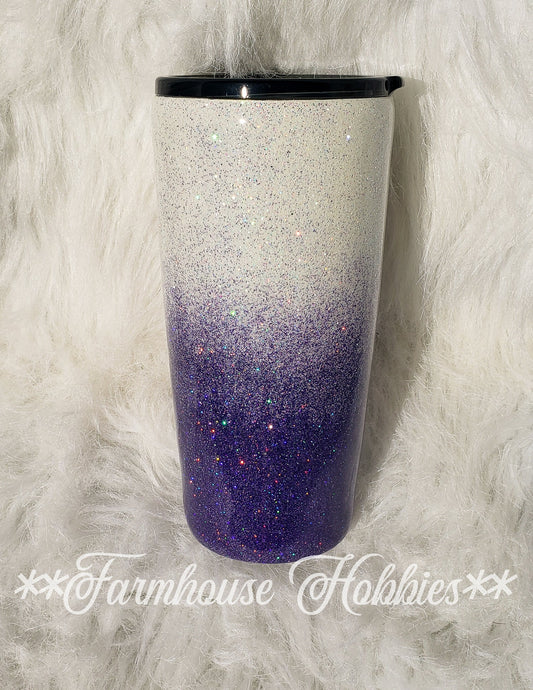 Purple/White Ombre RTS Drinkware Farmhouse Hobbies   