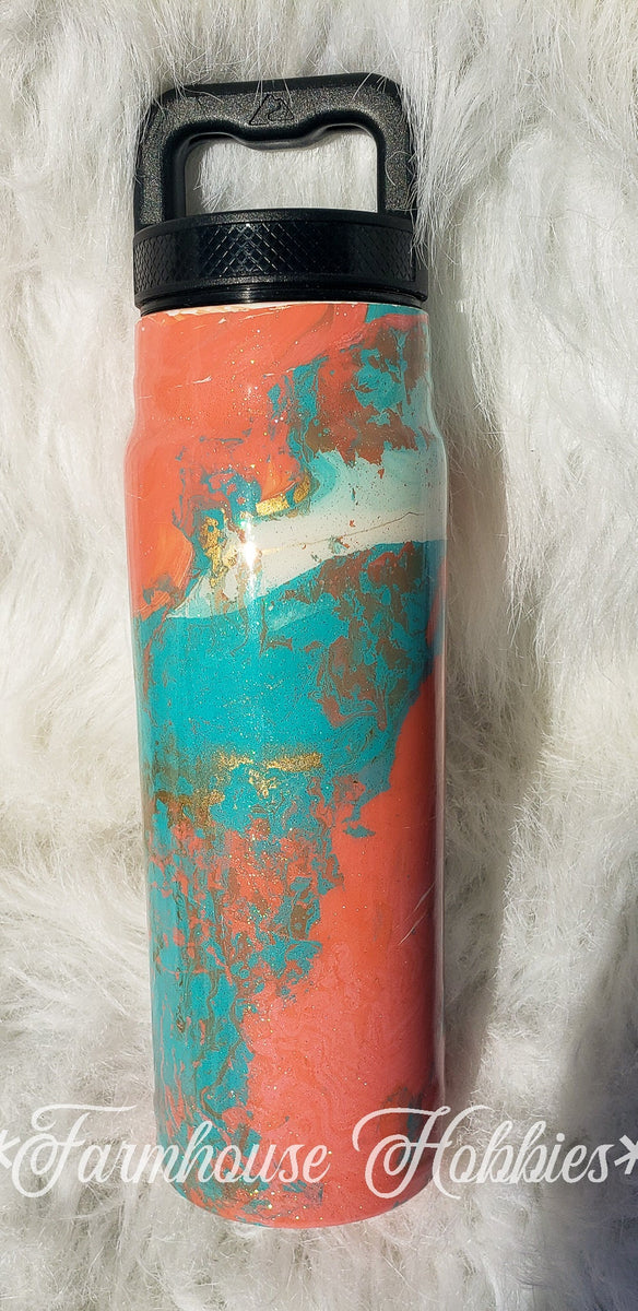 Coral Rustic Hydrodip RTS Drinkware Farmhouse Hobbies   