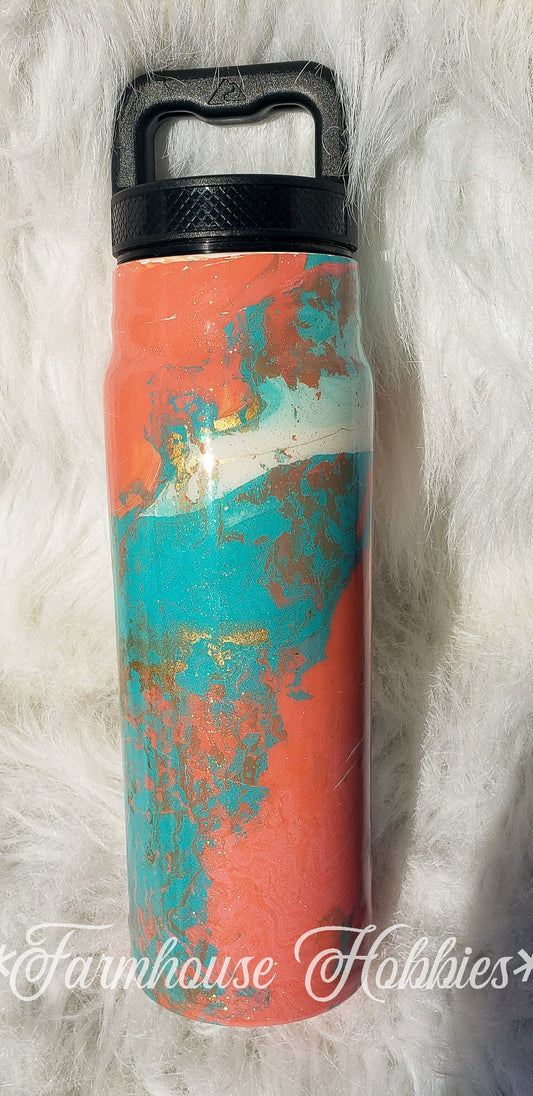 Coral Rustic Hydrodip RTS Drinkware Farmhouse Hobbies   