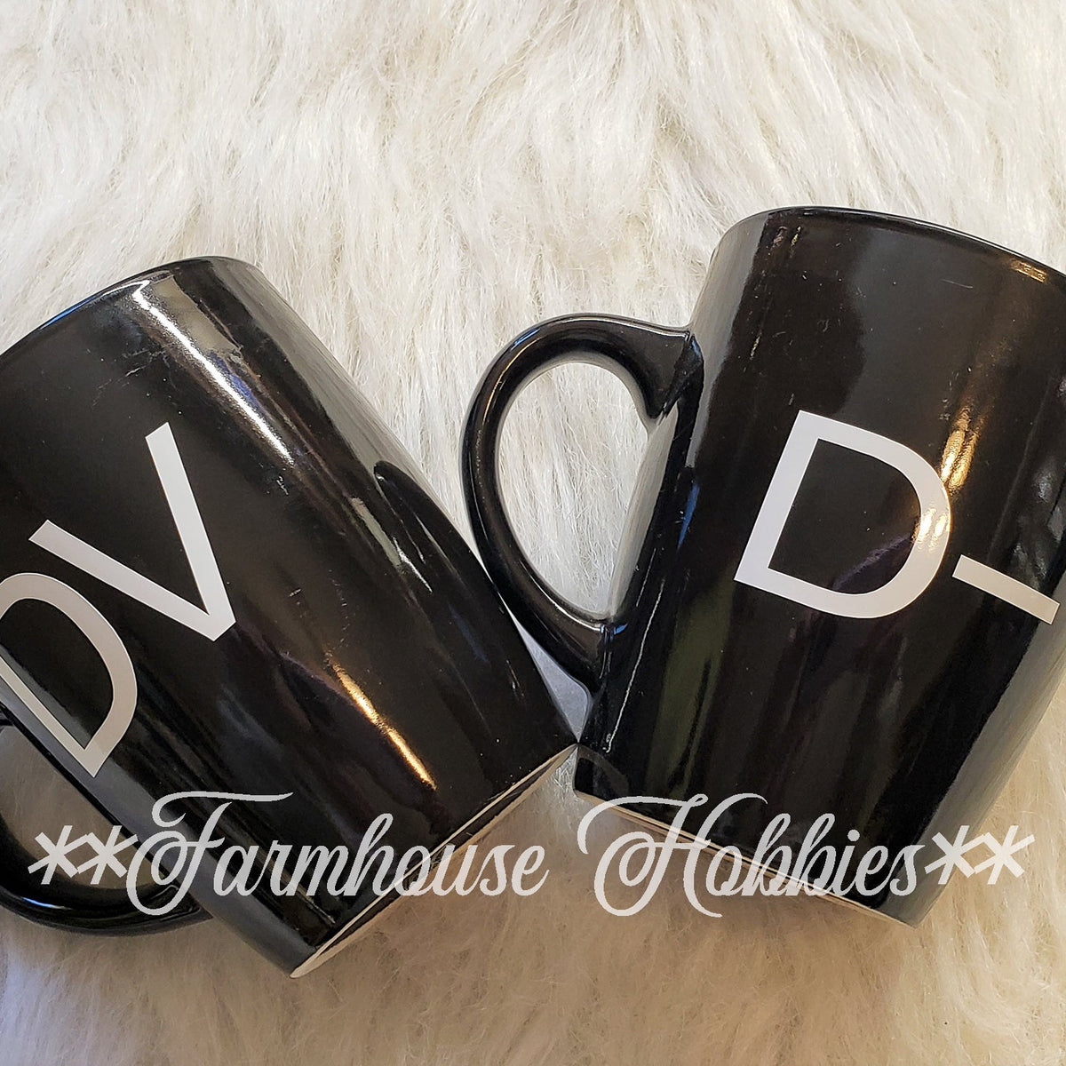 Custom Ceramic Mug - Black (Decal Only) Home Decor/Accessories Farmhouse Hobbies   