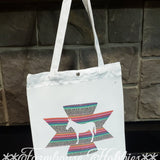 Aztec Donkey Canvas Tote Home Decor/Accessories Farmhouse Hobbies   
